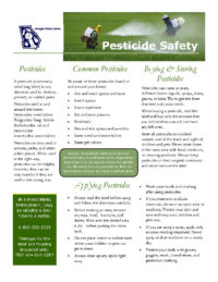 Pesticide Safety (Downloadable)