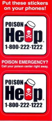 Poison Help Sticker (Shipped)